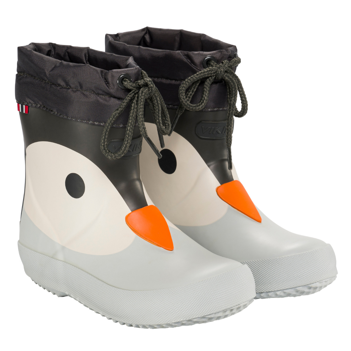 Viking - Gummistøvler Alv Indie Print Light Grey