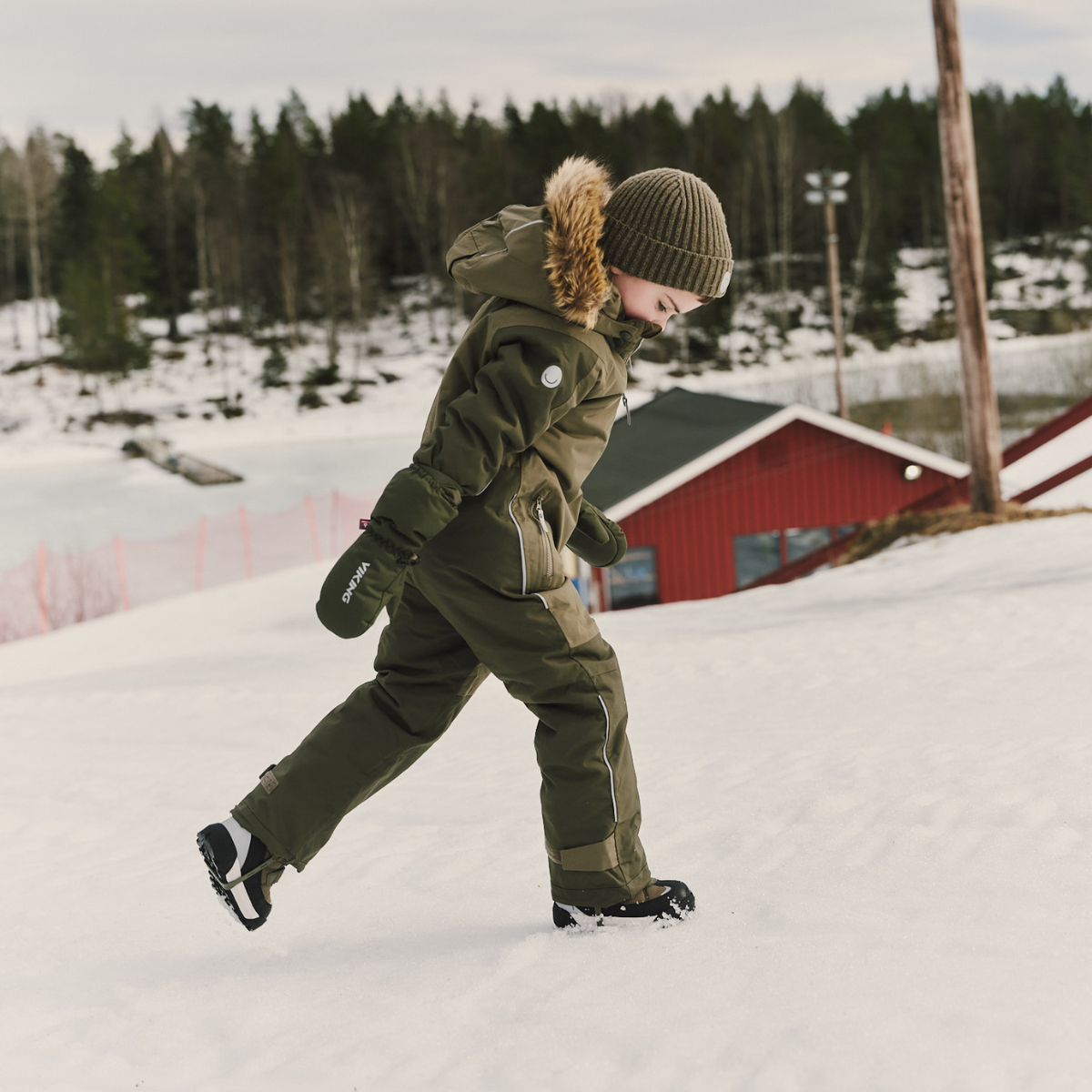 Viking - Vinterdress Expower Oliven