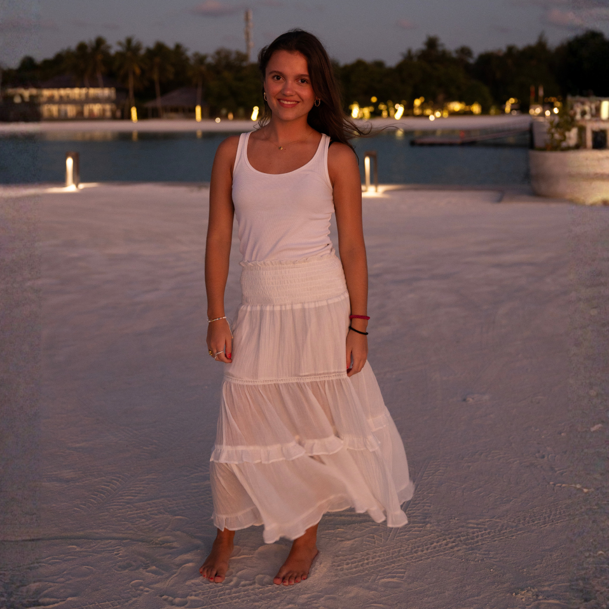 Vilje & Ve - Skjørt Amina Maxi White