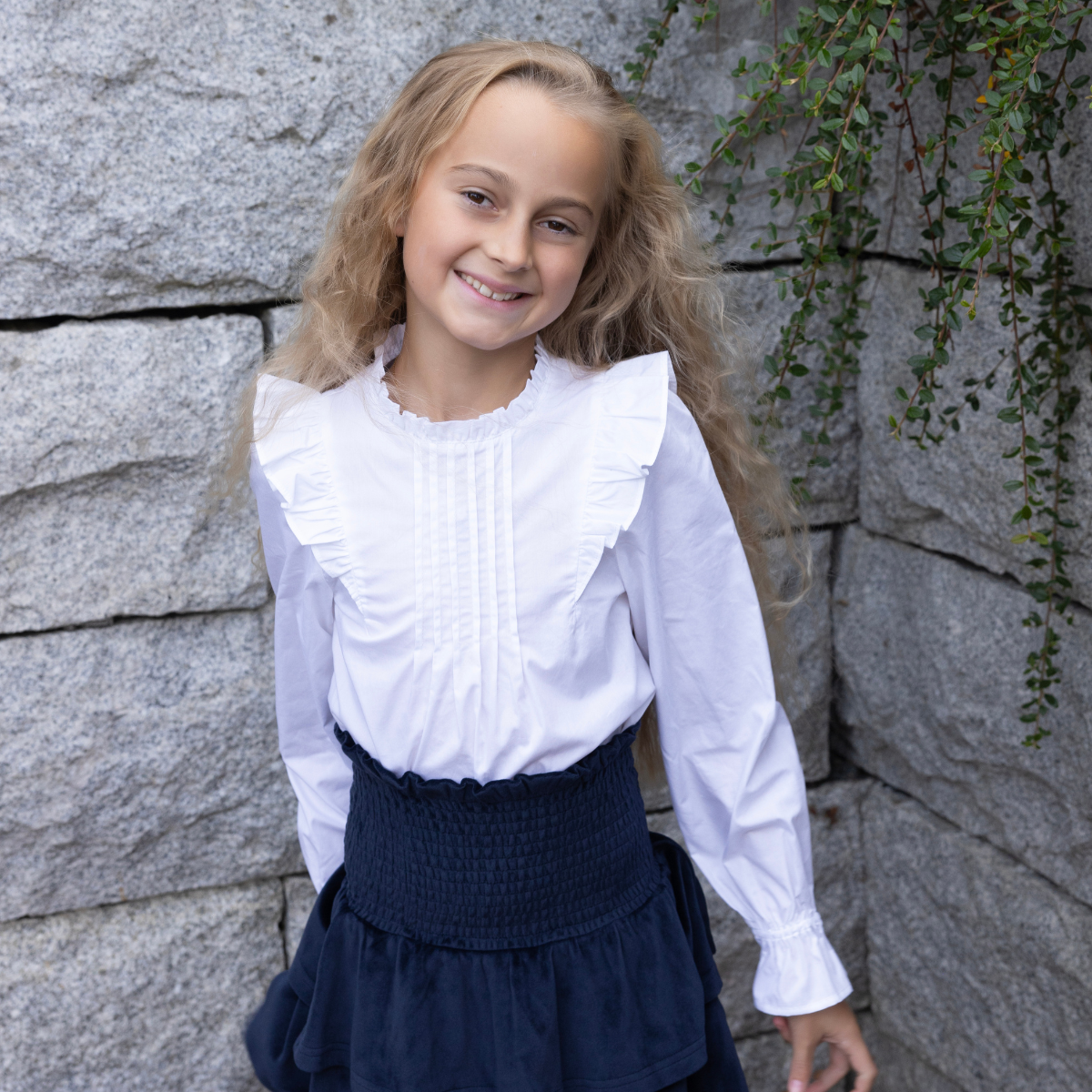 Vilje & Ve - Bluse Leona Optical White