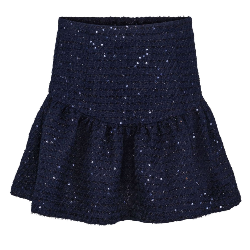 Vilje & Ve - Skjørt Laila Bouclè Midnight Navy