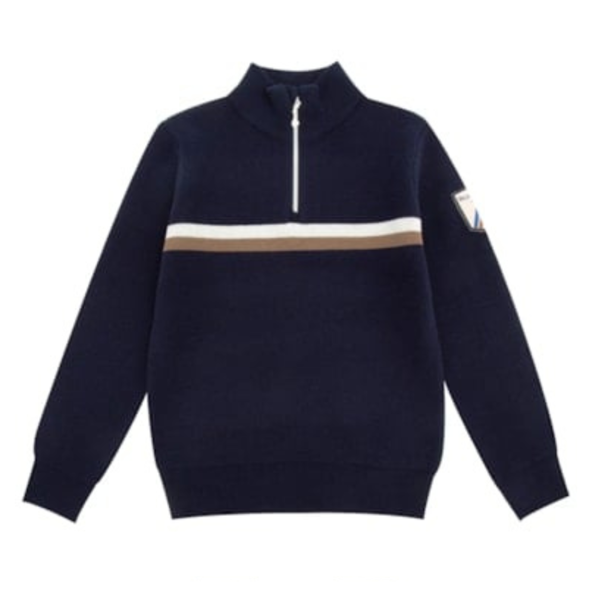 WoolLand - Genser Hemsedal Half-Zip Dark Blue