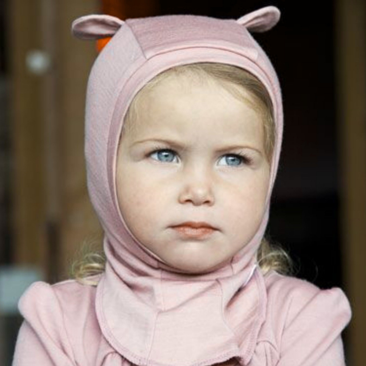 WoolLand - Balaclava i Ull Levanger Old Pink
