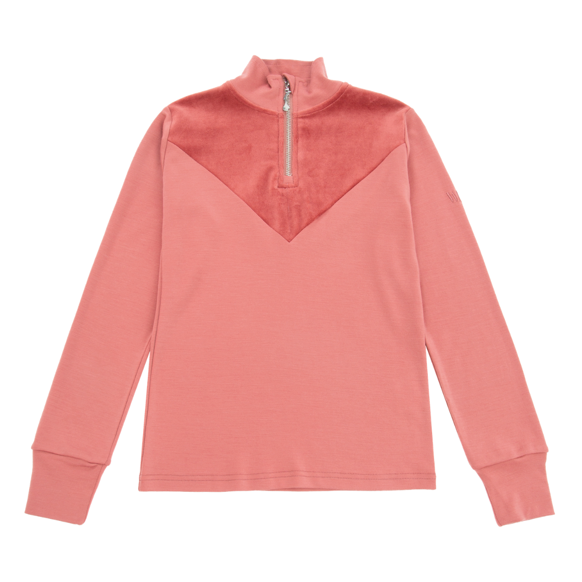 WoolLand - Genser Sirdal Half-Zip Burned Rose