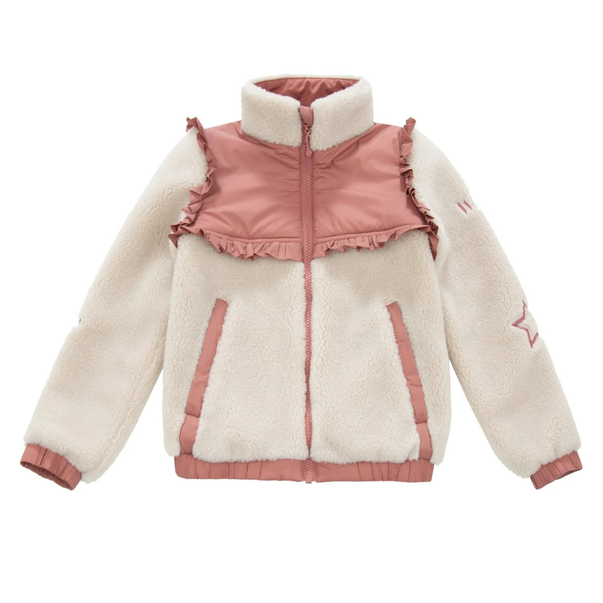 WoolLand - Fleecejakke Stryn Jr Burned Rose