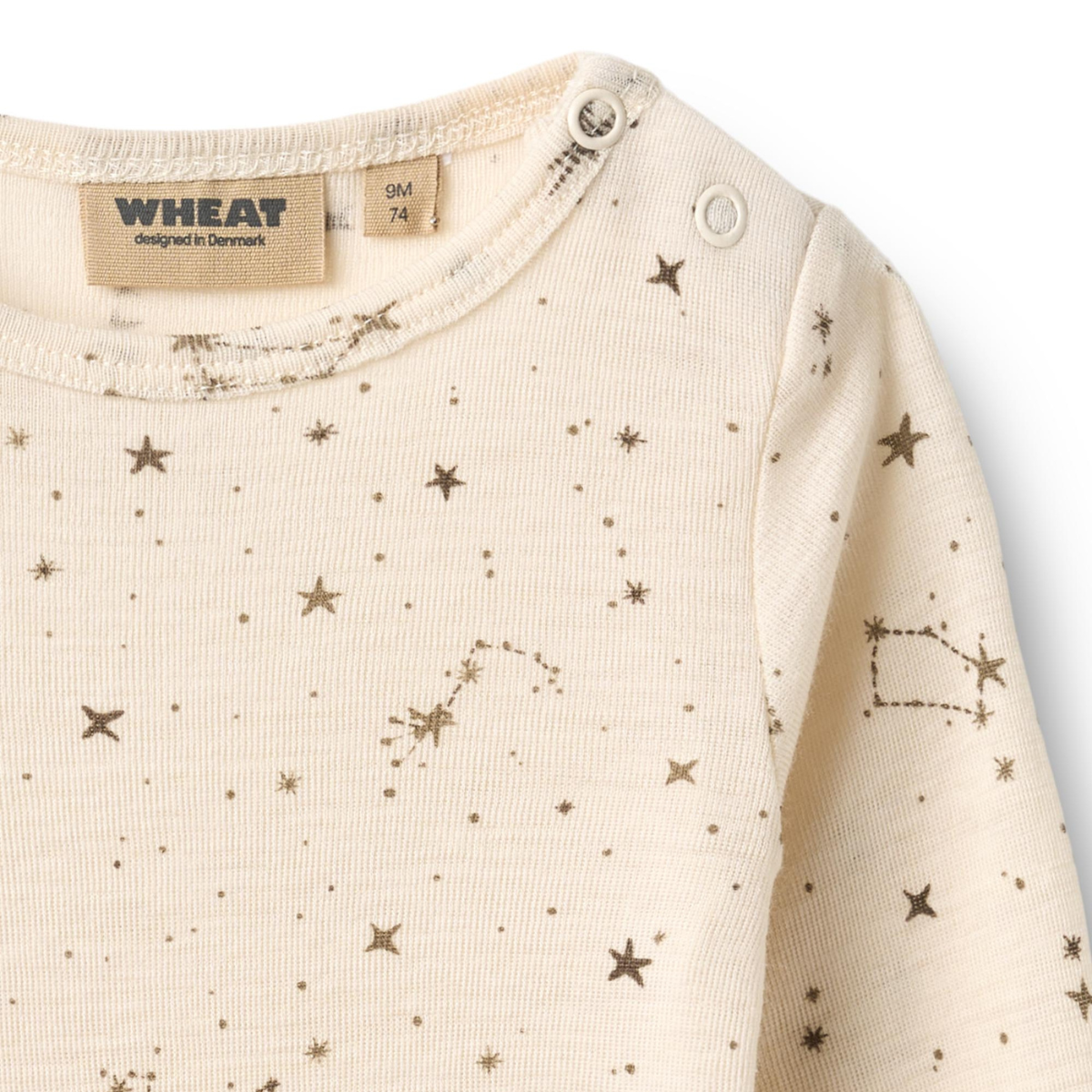 Wheat - Ullbody Lucca Eggshell Stars
