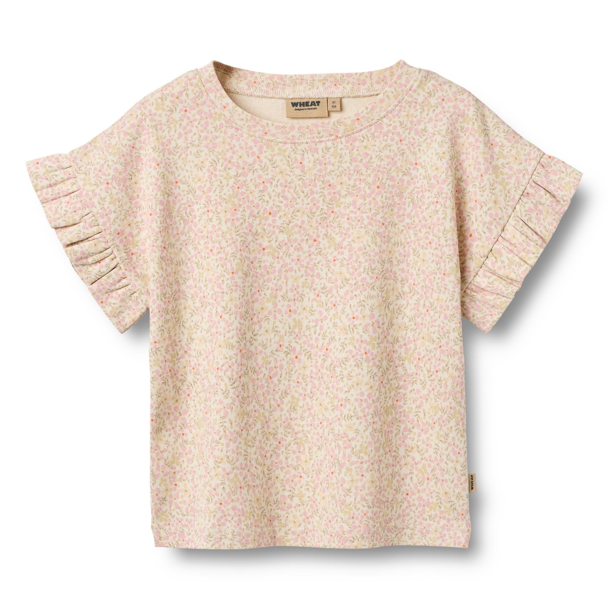 Wheat - 2-delt Sett Ally Coral Flowers