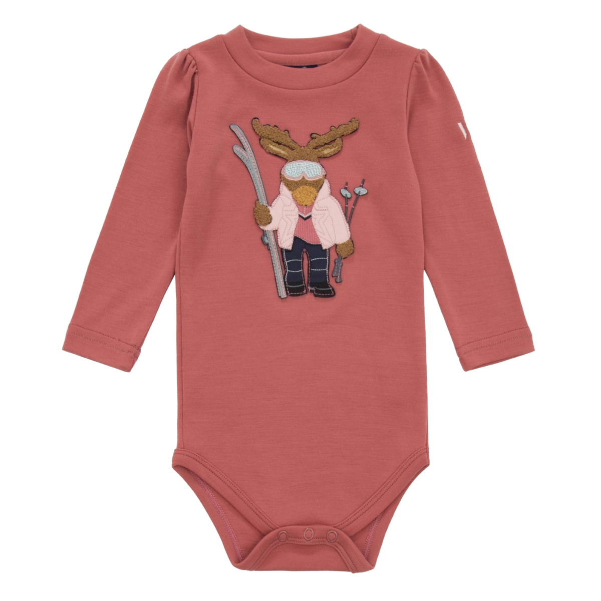 WoolLand - Ullbody Baby Høvringen Burned Rose