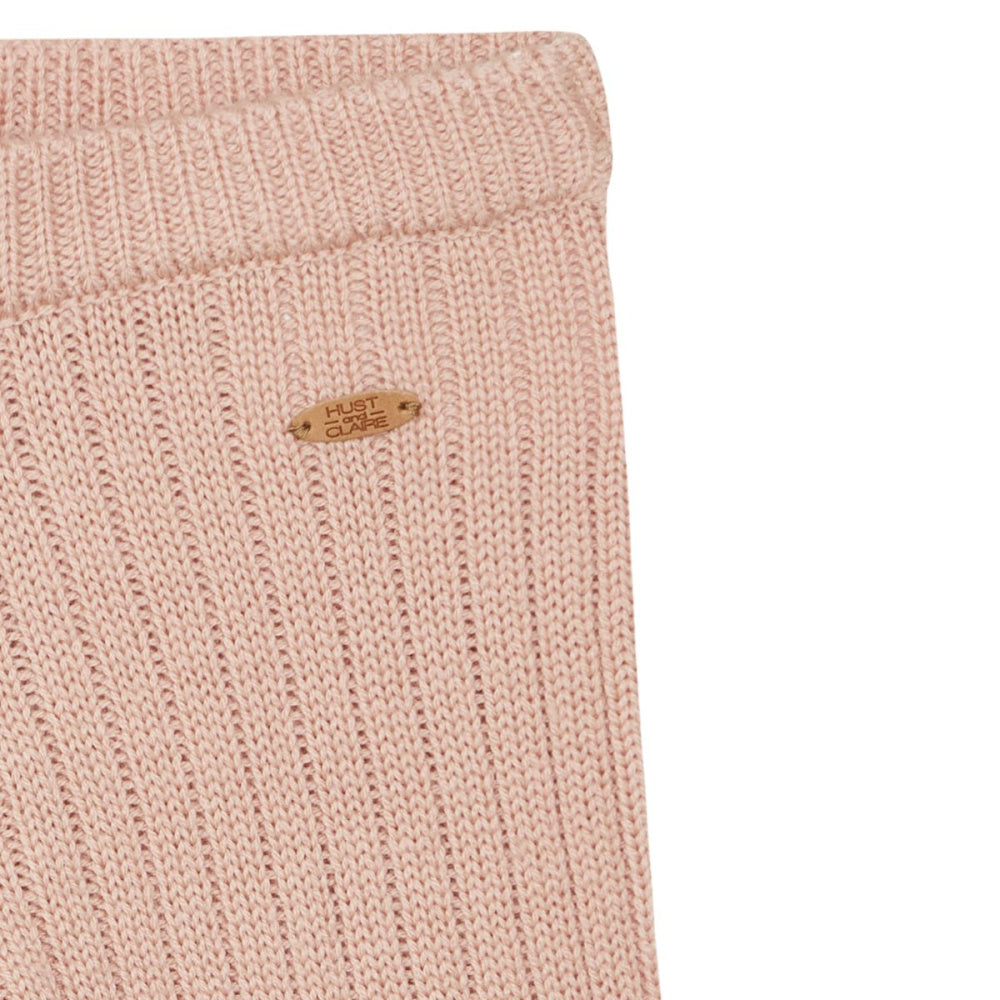 Hust and Claire - Leggings Ull Ribbestrikket Lui Rose Cloud