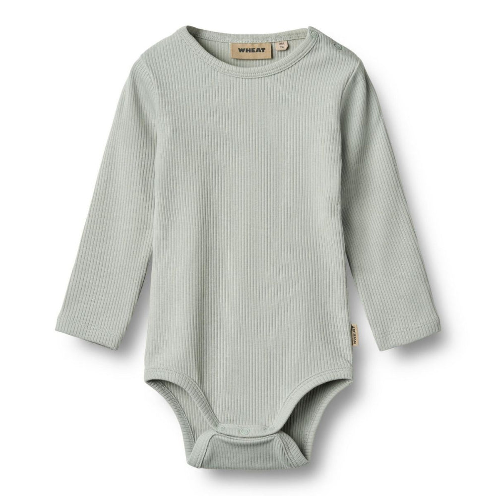 Wheat - Body Rib Spencer Rainy Sky