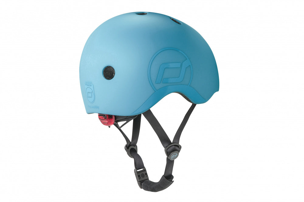 Scoot & Ride - Sykkelhjelm (51-55cm) Steel