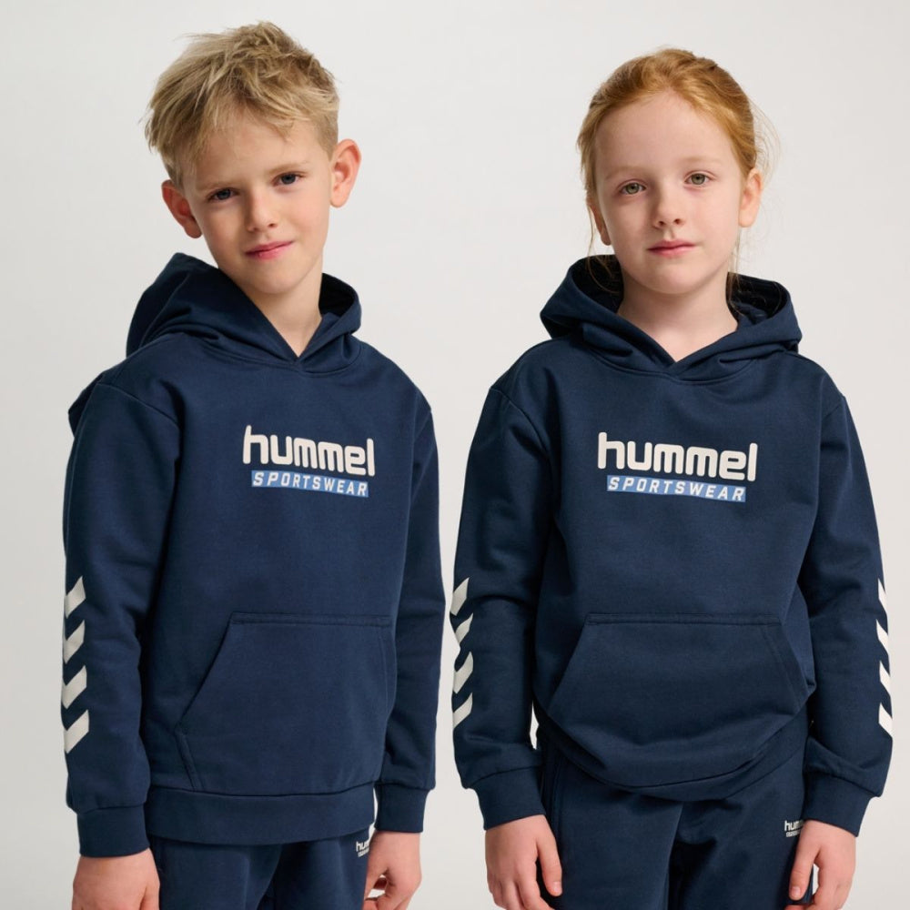 Hummel - Hettegenser Logo Hoodie Dress Blues