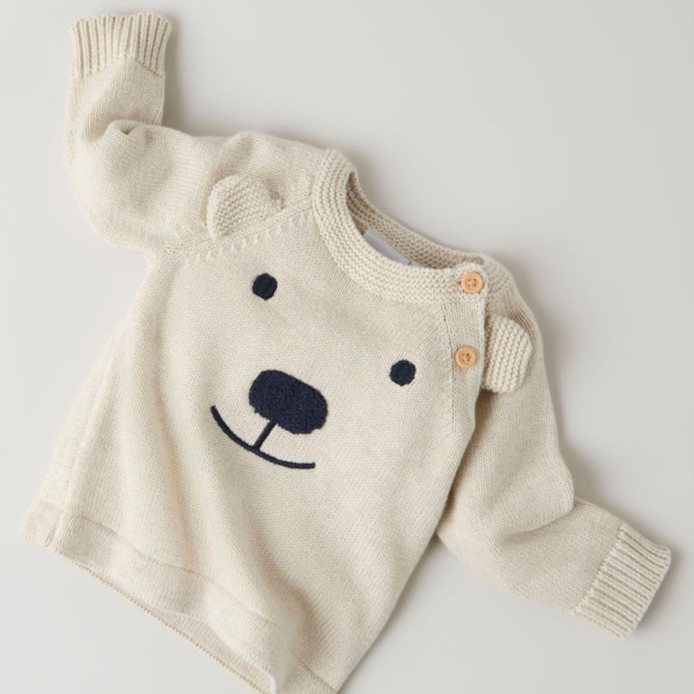 Name It - Genser Baby Knit Ready Peyote Melange