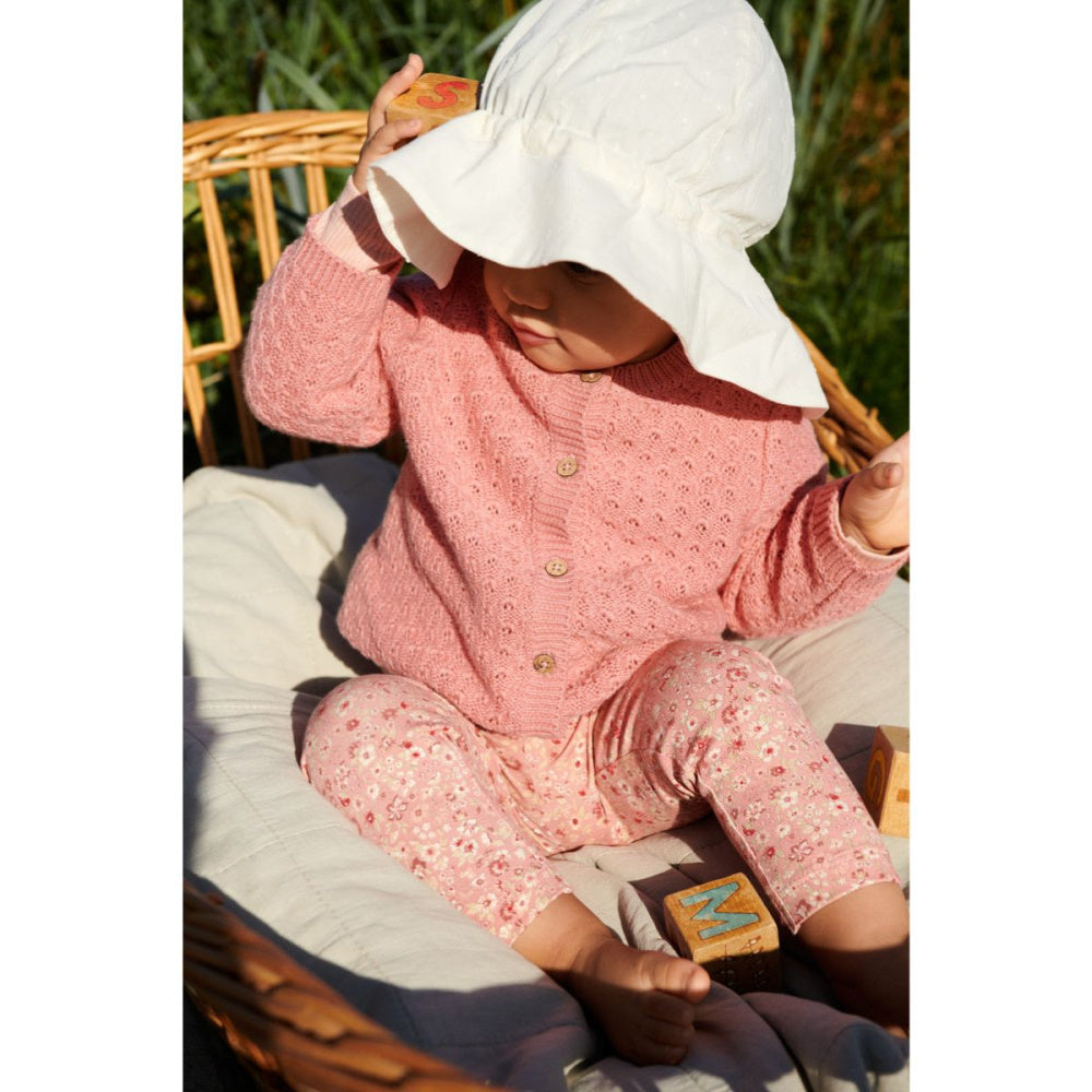 Wheat - Cardigan Baby Magnella Rosette