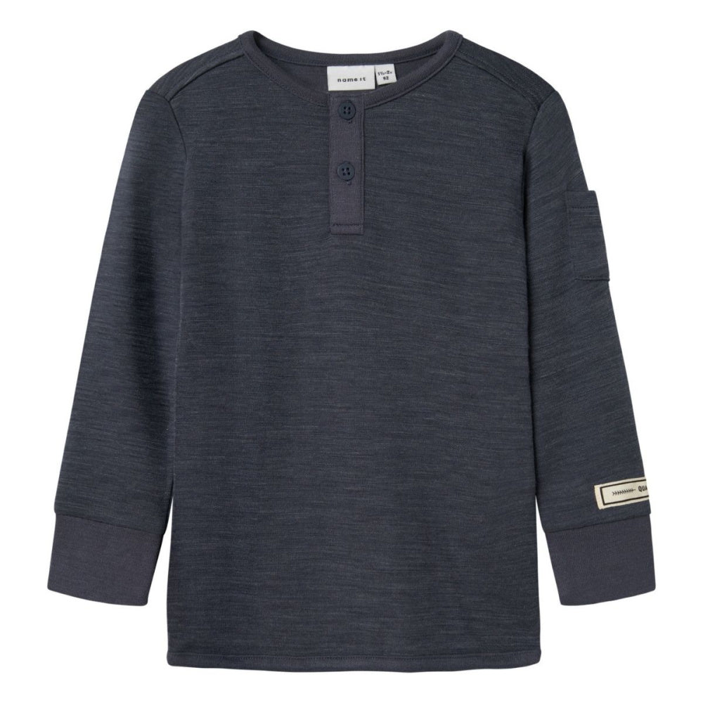 Name It - Trøye i Ull og Bambus Wyla Ombre Blue