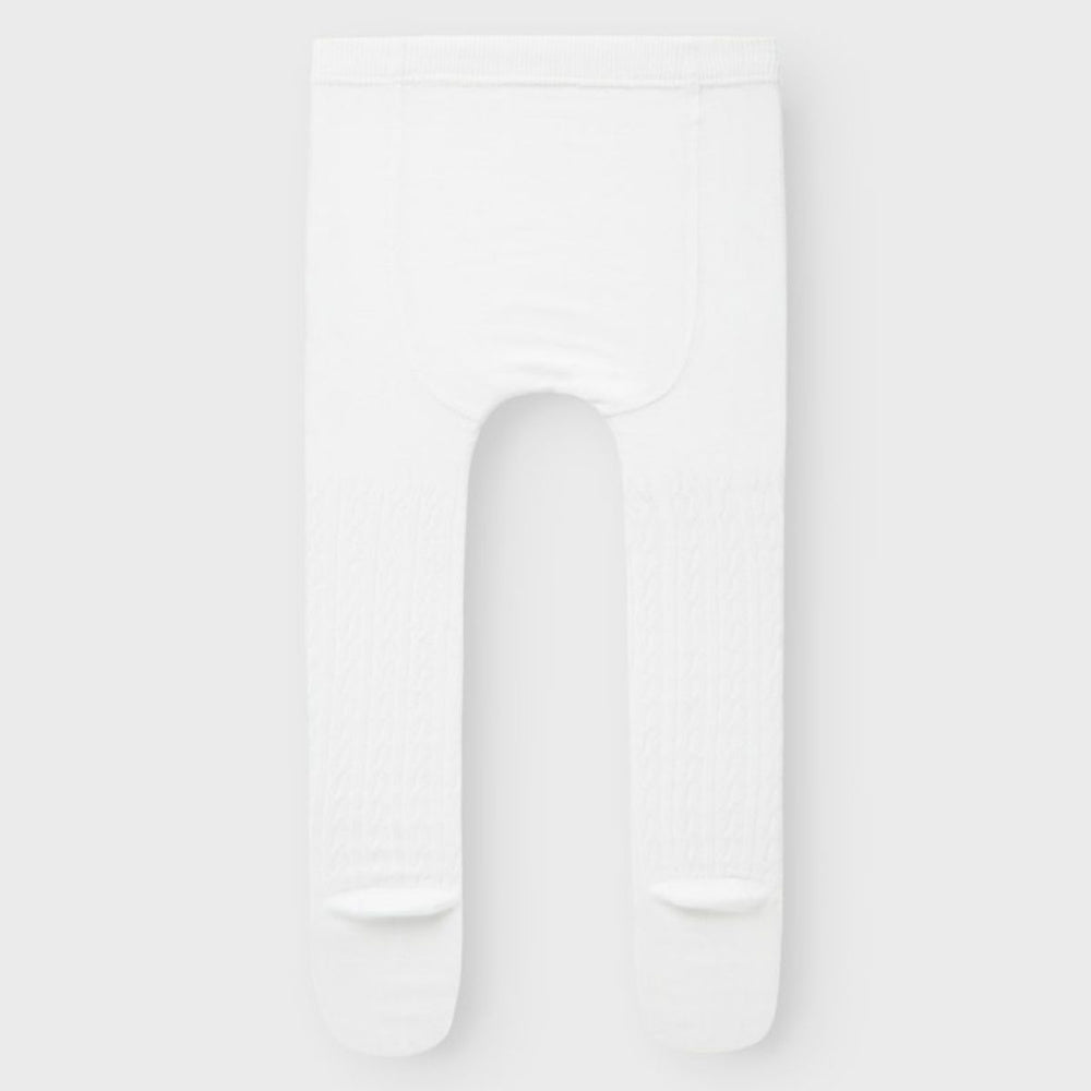 Name It - Strømpebukse til Festdrakt / Bunad Bright White