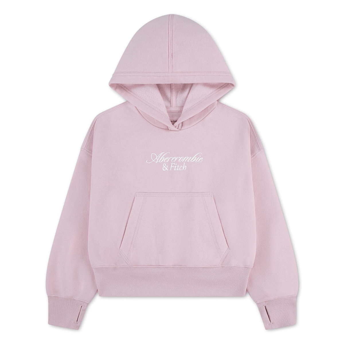 Abercrombie and Fitch - Hettegenser Essential Logo Chalkpink - Guttelus