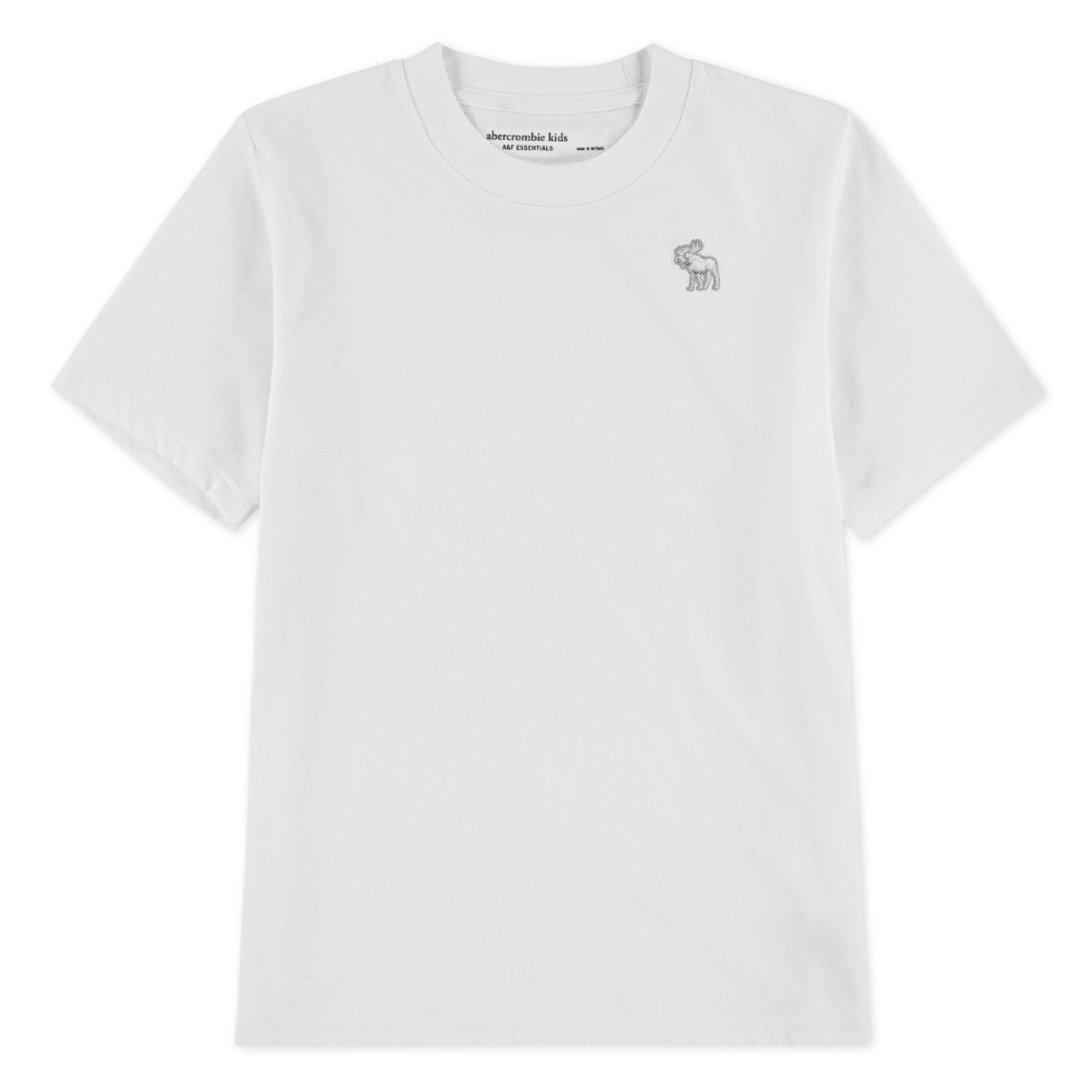 Abercrombie and Fitch - T-skjorte Essential Bright White - Guttelus