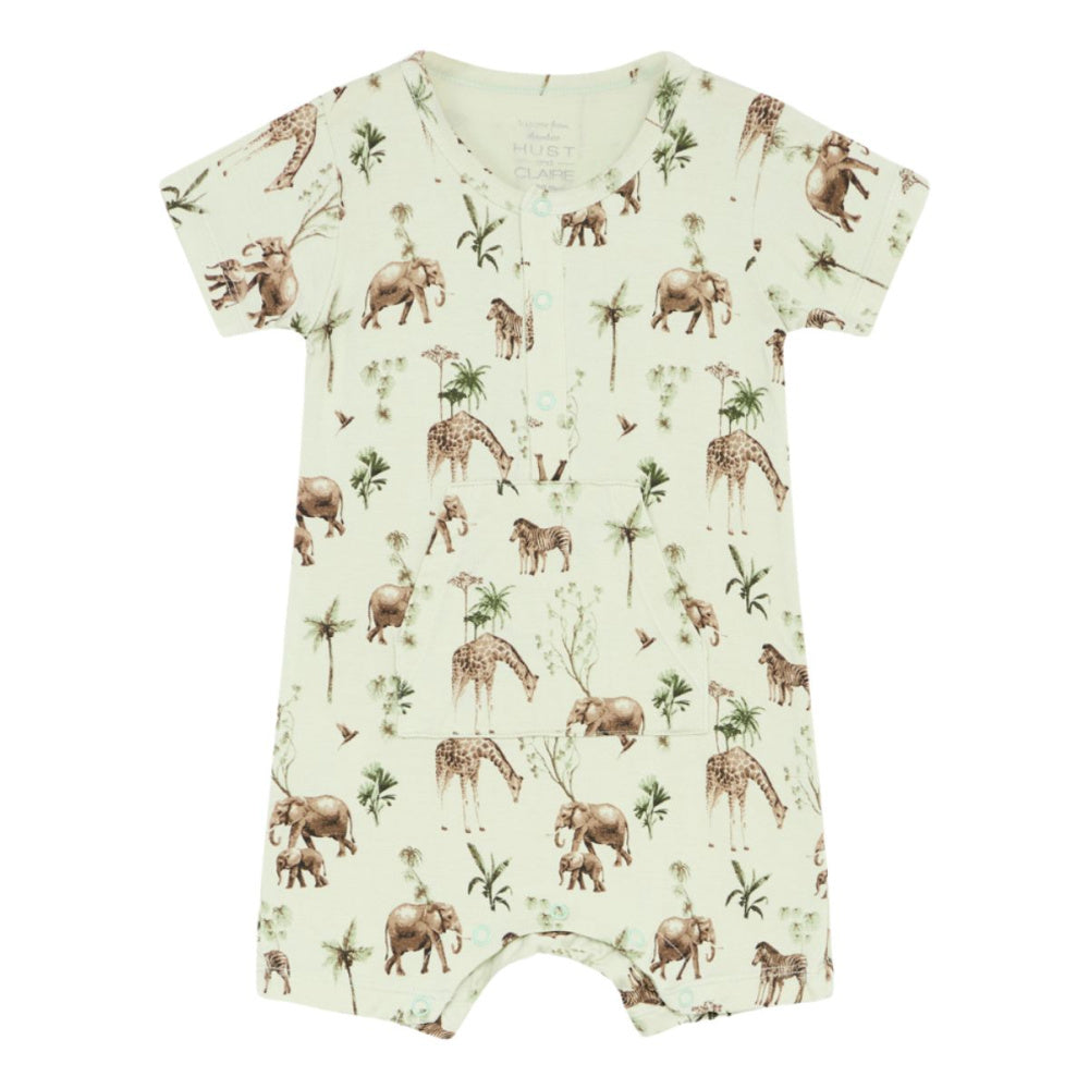 Hust And Claire - Sommerdrakt i Bambus Mungo Green Hint