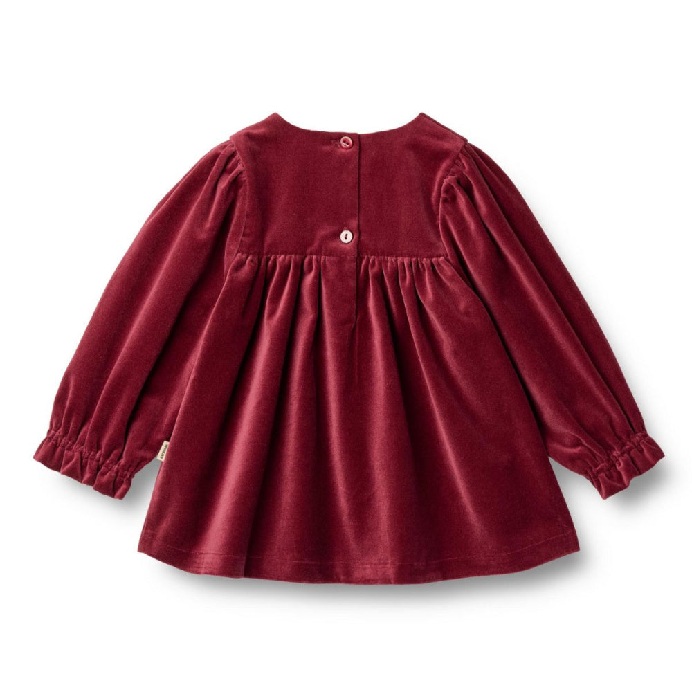 Wheat - Kjole Baby Elvira Ruby Red