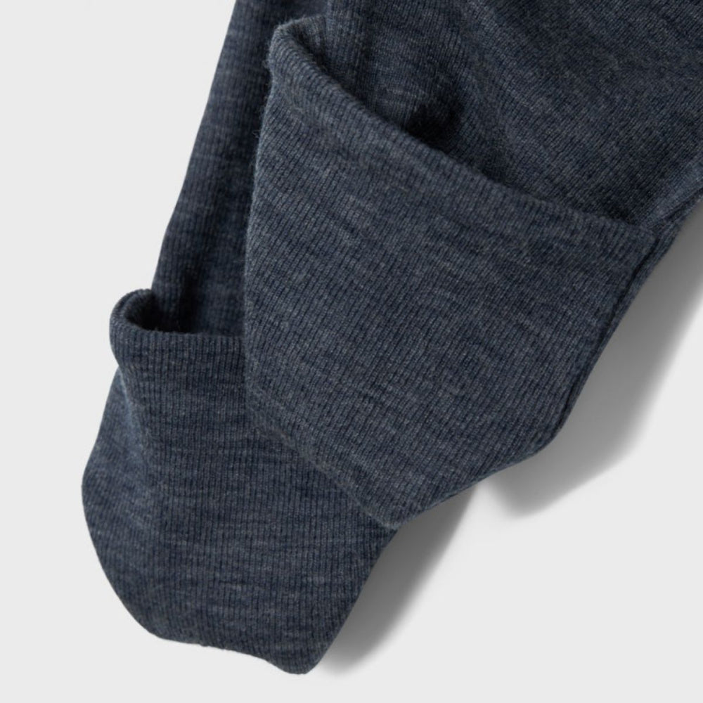 Name It - Heldress i Ull og Silke Rib Wossa Ombre Blue