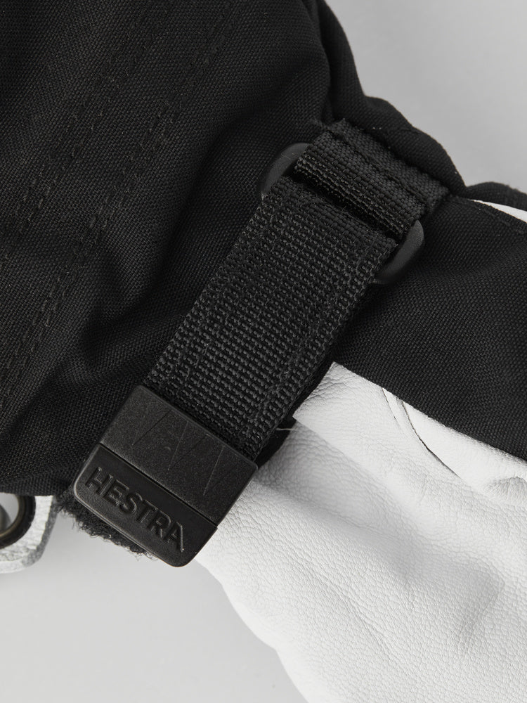 Hestra - Hansker Army Leather Heli Ski Jr Svart