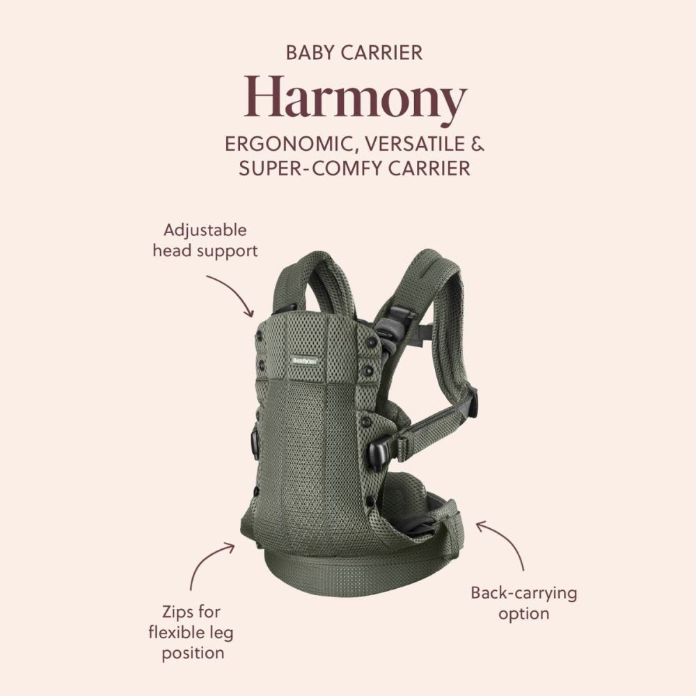 BabyBjörn - Bæresele Harmony Mesh Svart - Guttelus