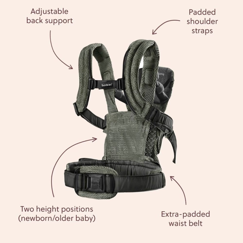 BabyBjörn - Bæresele Harmony Mesh Svart - Guttelus