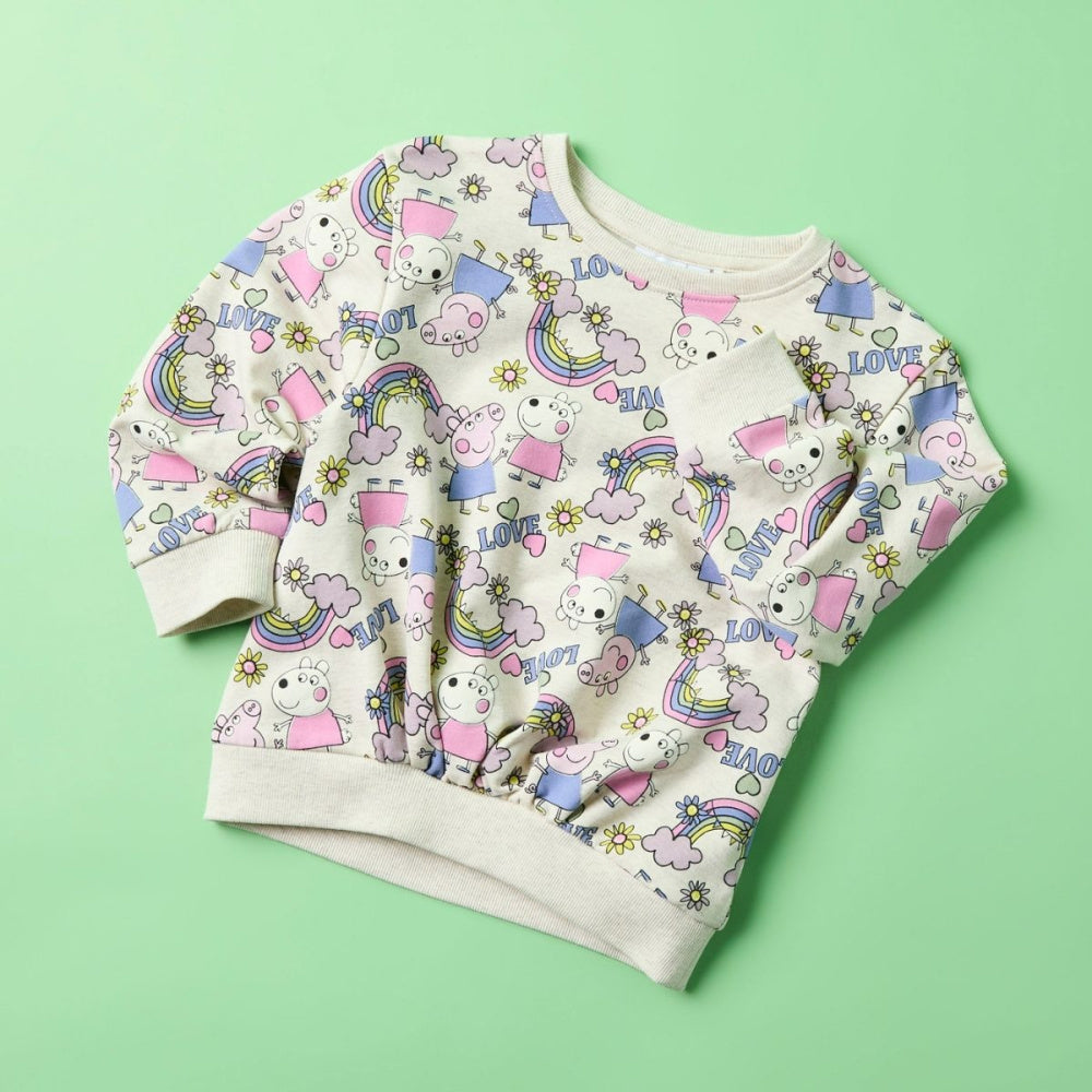 Name It - Genser Sweat Peppa Darma Peyote Melange