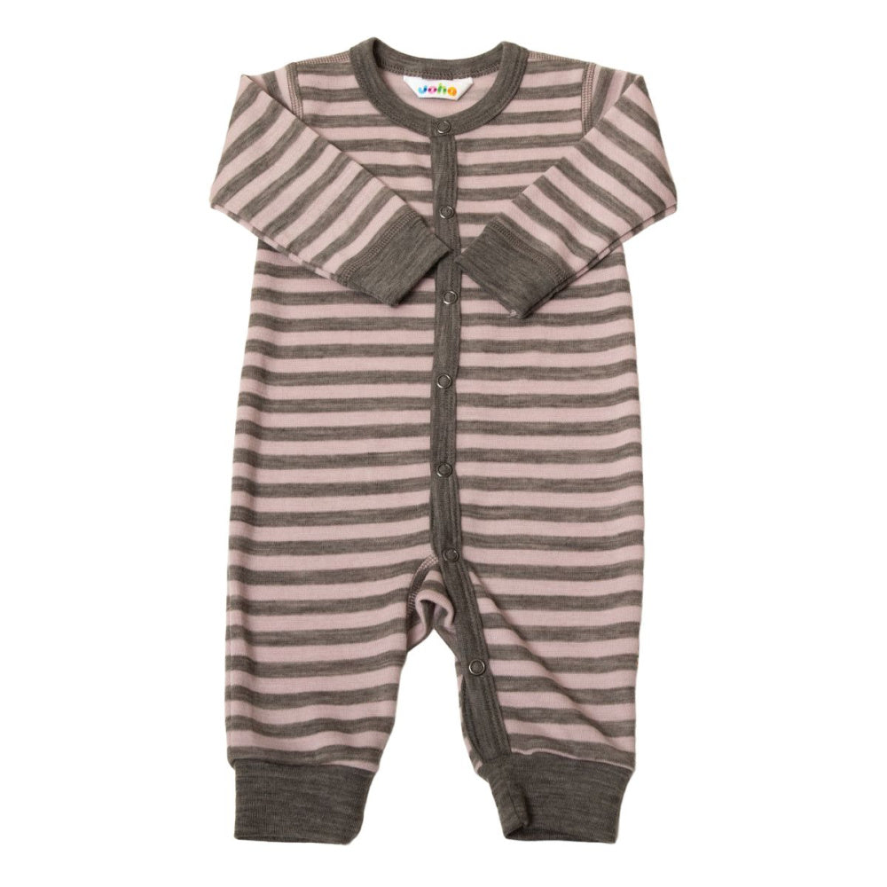 Joha - Heldress i Ull Striper Rosa