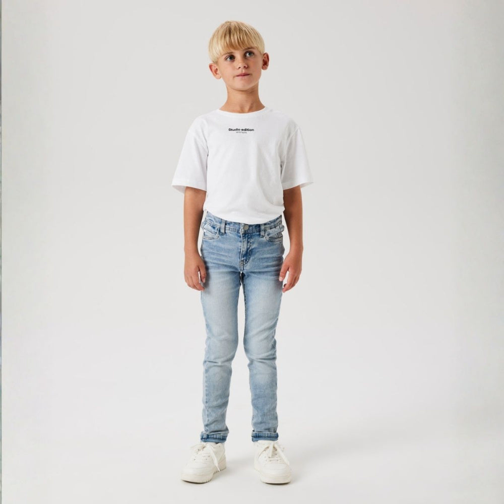 Name It - Jeans Bukse Theo X-Slim Light Blue Denim