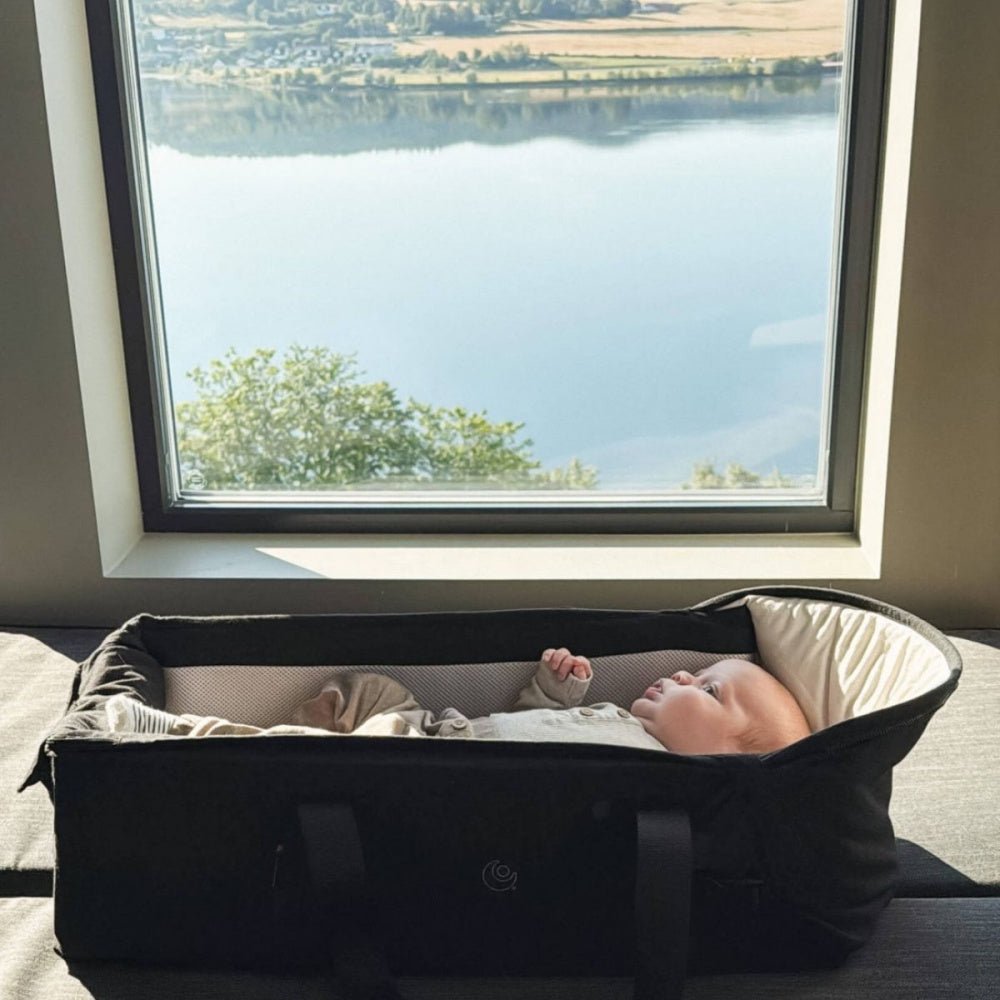 Easygrow - Bærebag/ Babynest Favn 2 Carrynest Sand - Guttelus.no