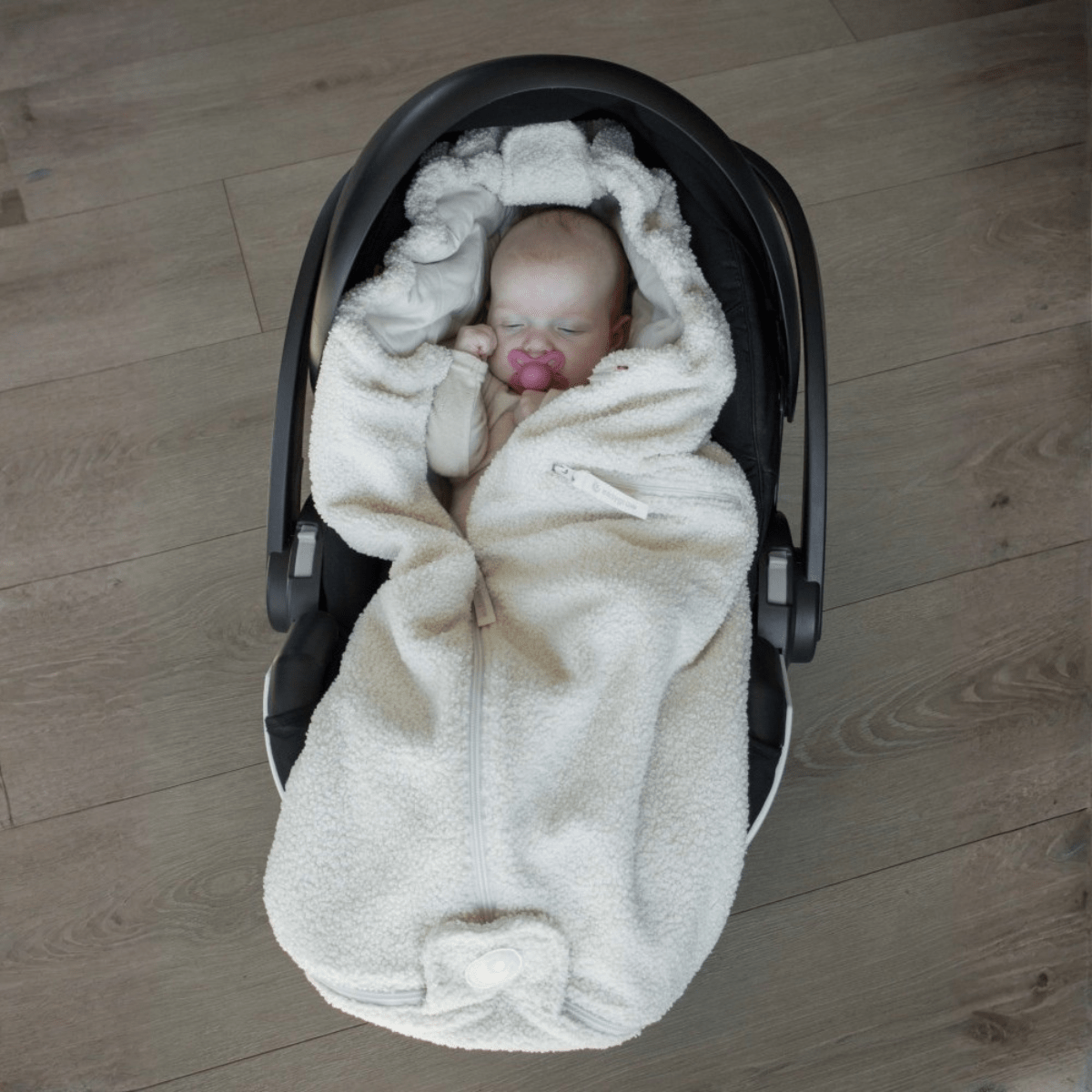 Easygrow - Bilstolpose Lyng Mini Teddy Ivory - Guttelus.no