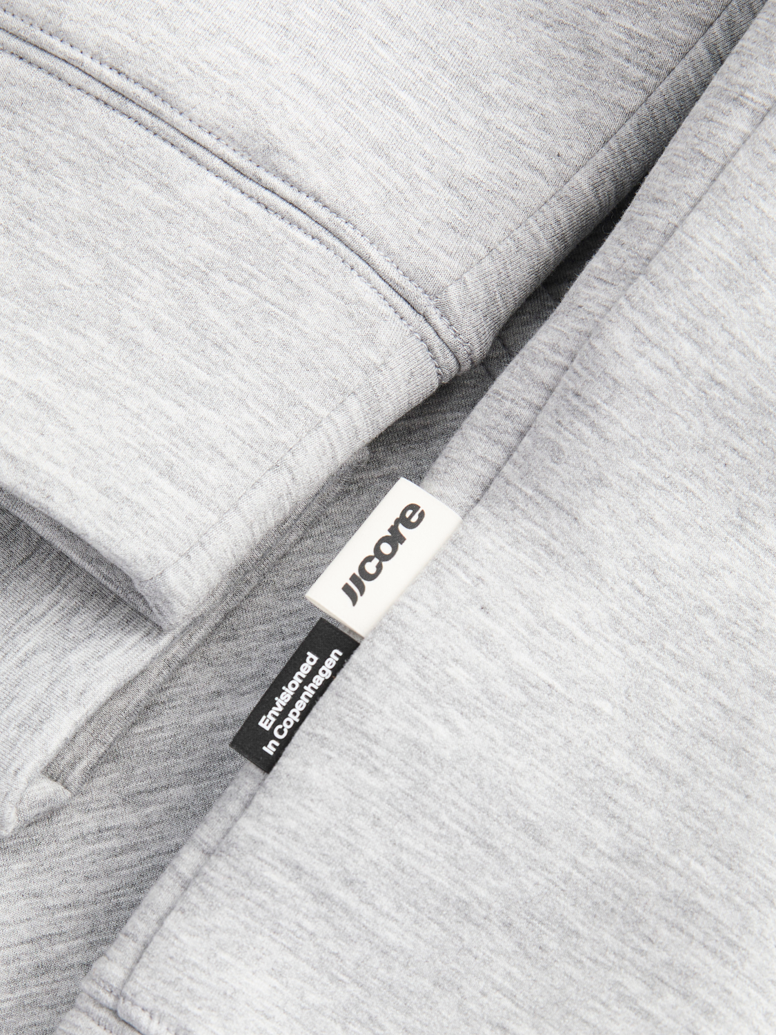 Jack & Jones - Hettejakke Zip Legacy Light Grey Melange