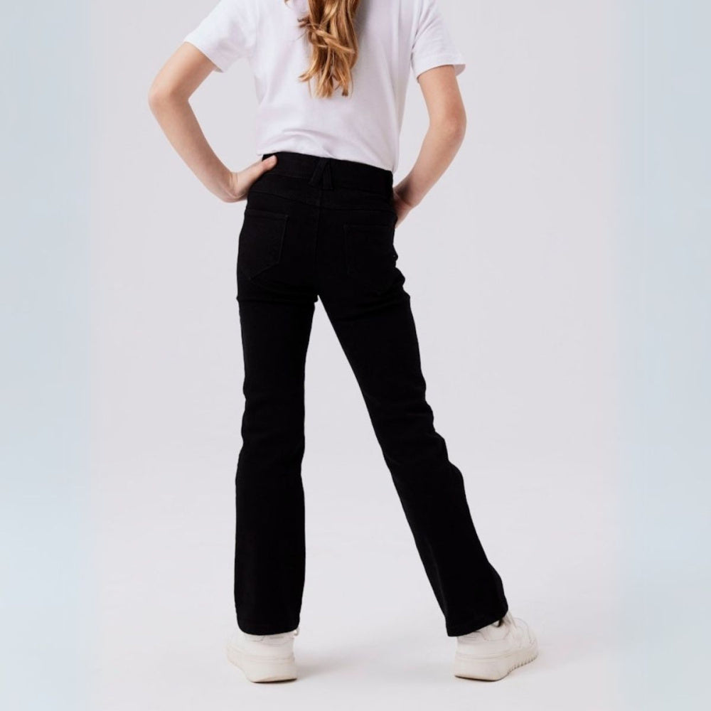 Name It - Jeans Bukse Polly Skinny Boot Black Denim