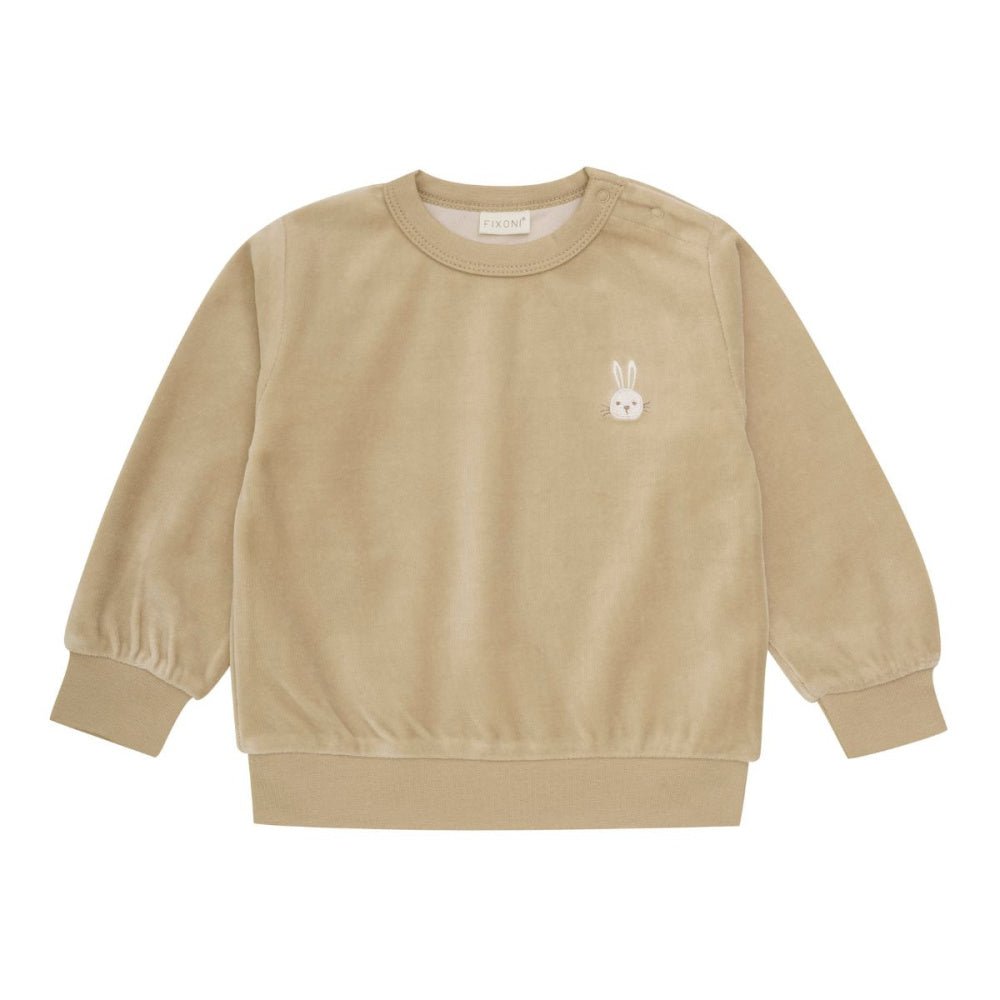 Fixoni - 2 delt Sett i Velour Sesame - Guttelus.no