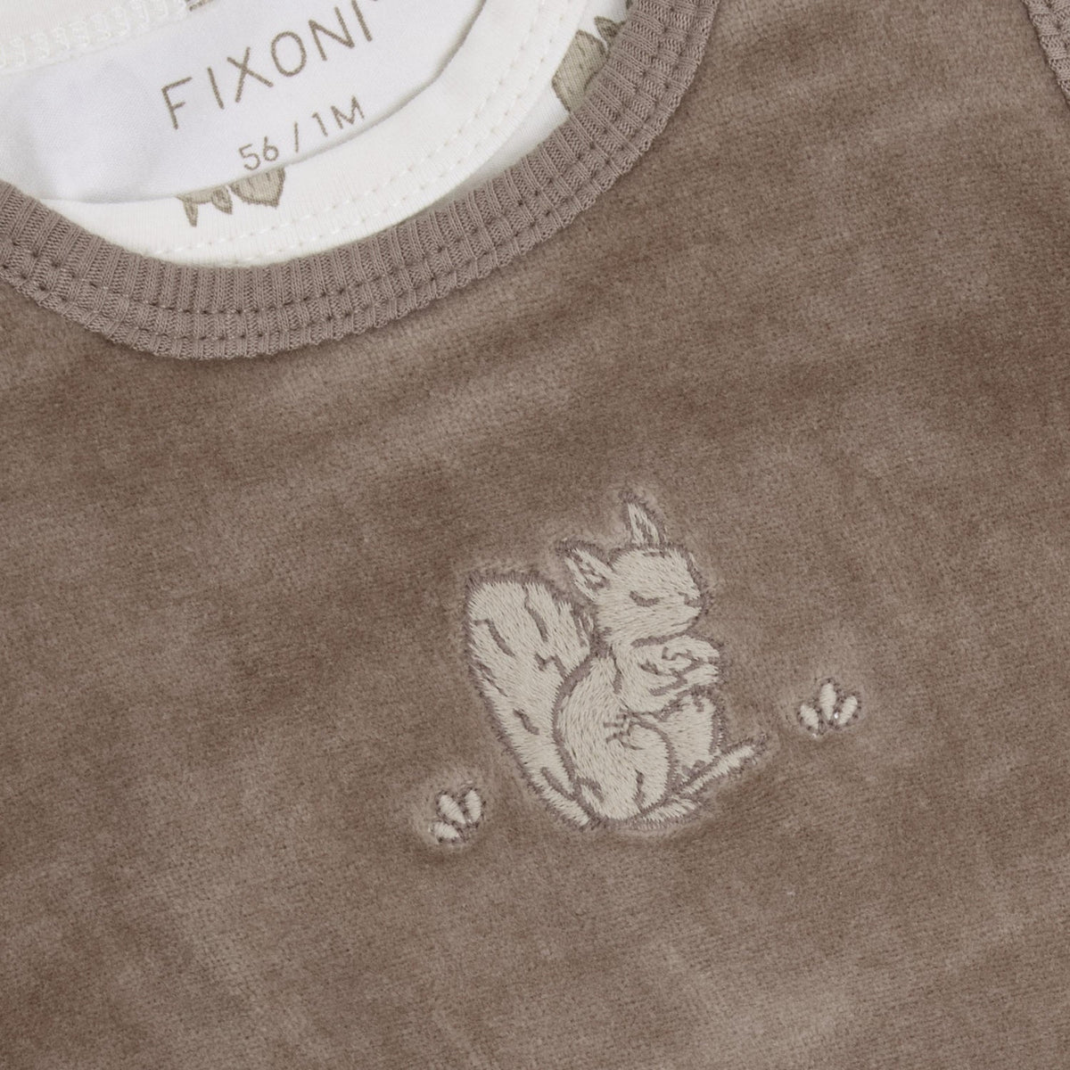 Fixoni - Babysett 2-delt Velour Mountain Trail - Guttelus