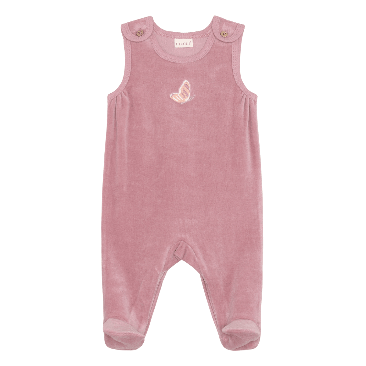 Fixoni - Babysett Body og Sparkebukse Velour Lilas - Guttelus.no