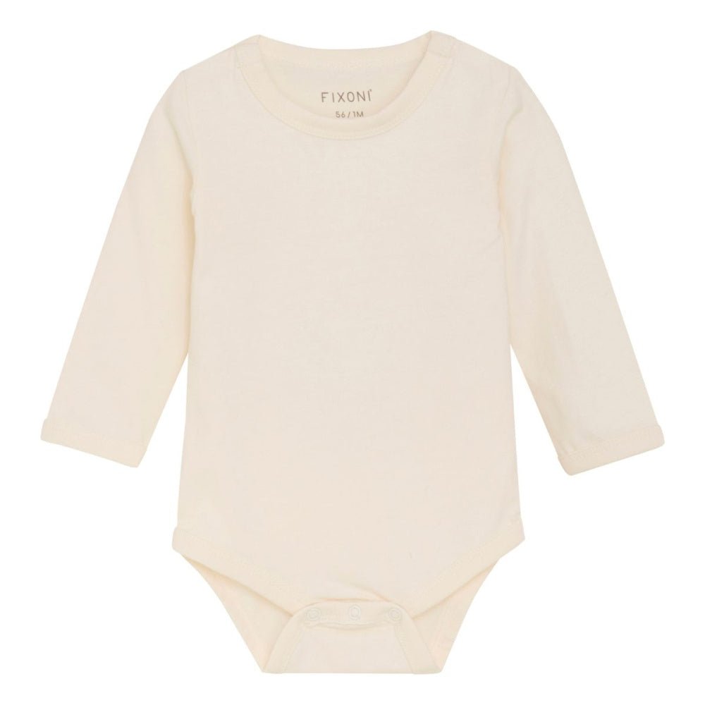 Fixoni - Babysett Body og Strikket Sparkebukse Pale Mauve - Guttelus