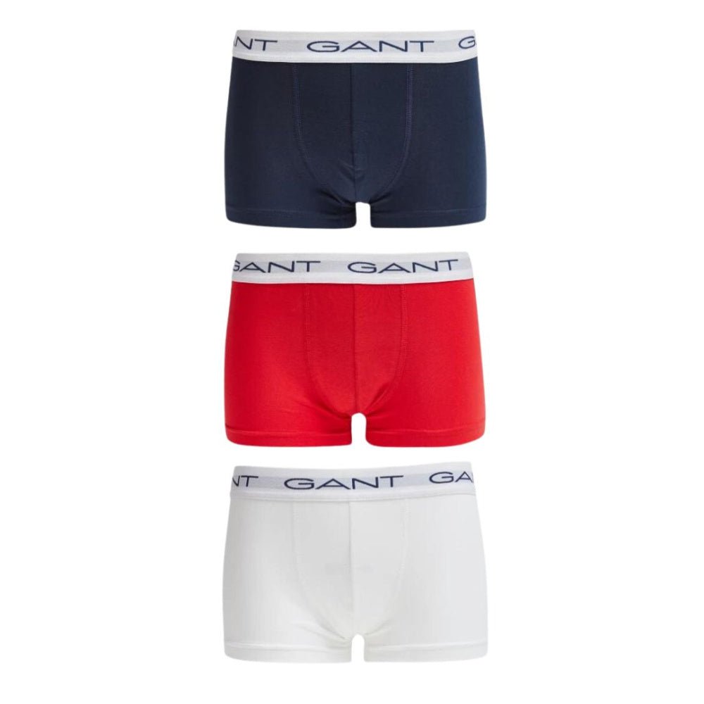 Gant - Boxer 3pk Boys Trunk Multicolour - Guttelus