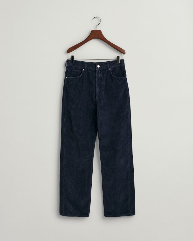 Gant - Bukse Cord Loos Fit Evening Blue Jr - Guttelus.no
