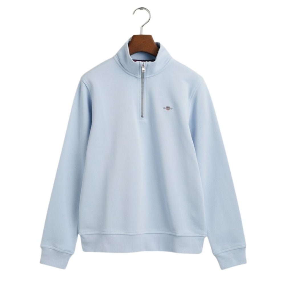 Gant - Genser Shield Half Zip Fresh Blue - Guttelus