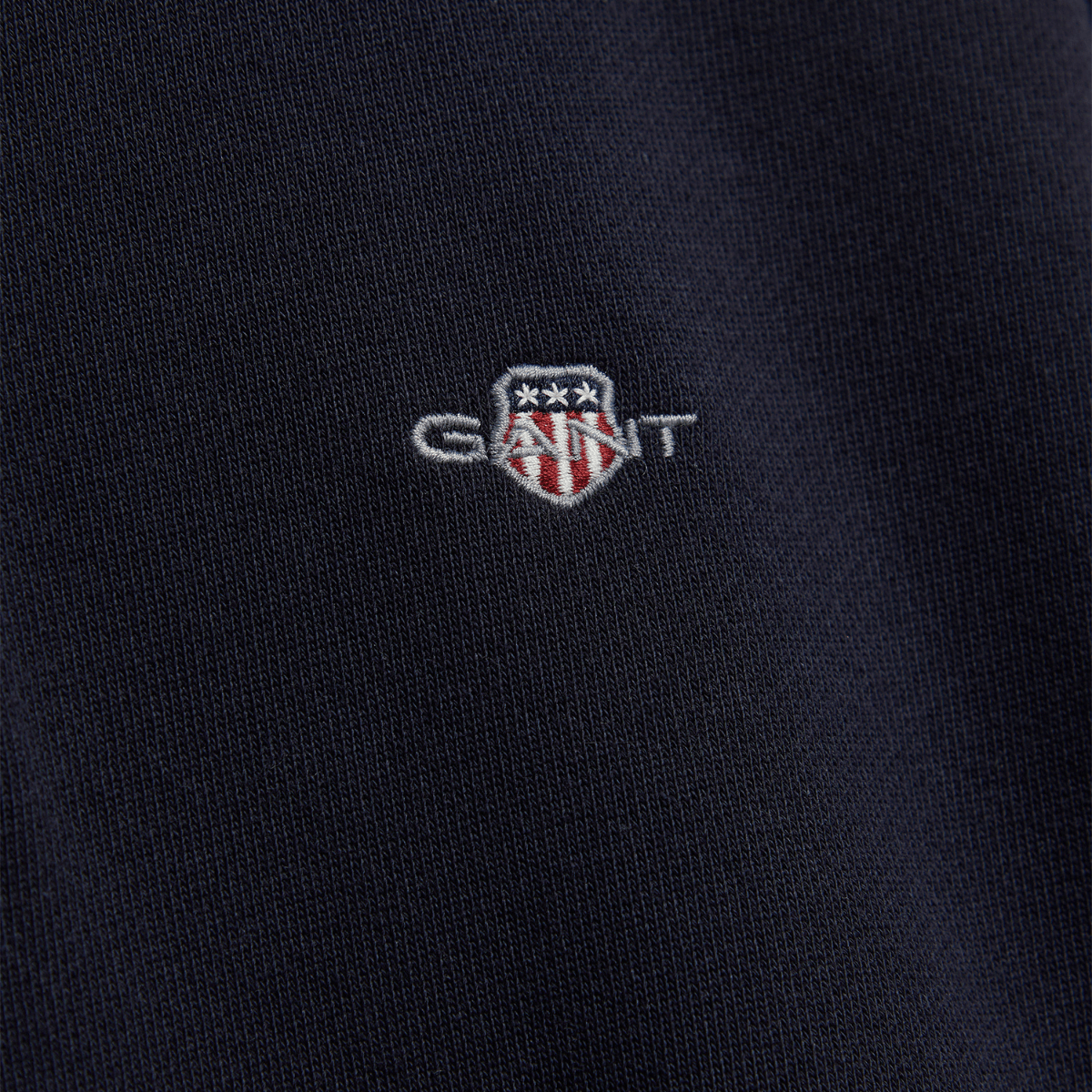 Gant - Genser Shield Half Zip Sweat Evening Blue - Guttelus