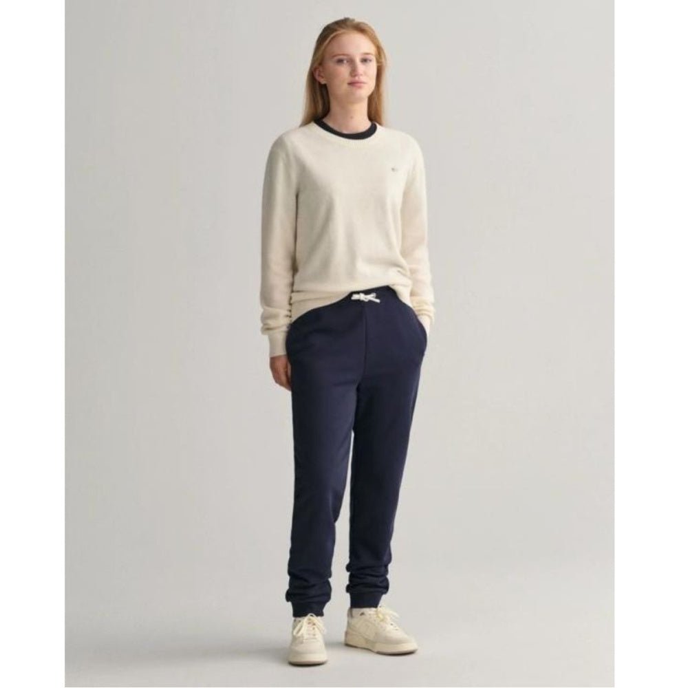 Gant - Joggebukse Shield Evening Blue Jr - Guttelus.no