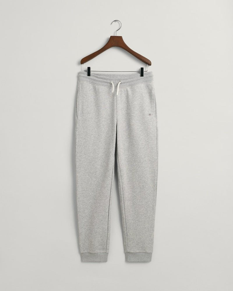 Gant - Joggebukse Shield Light Grey Melange Jr - Guttelus.no
