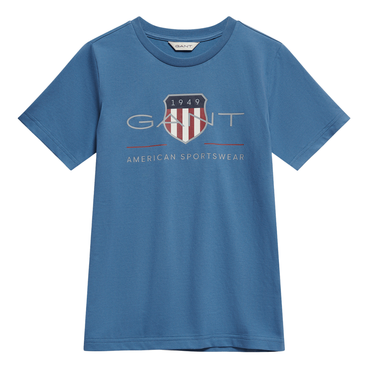 Gant - T-skjorte Archive Shield SS Salty Sea - Guttelus.no