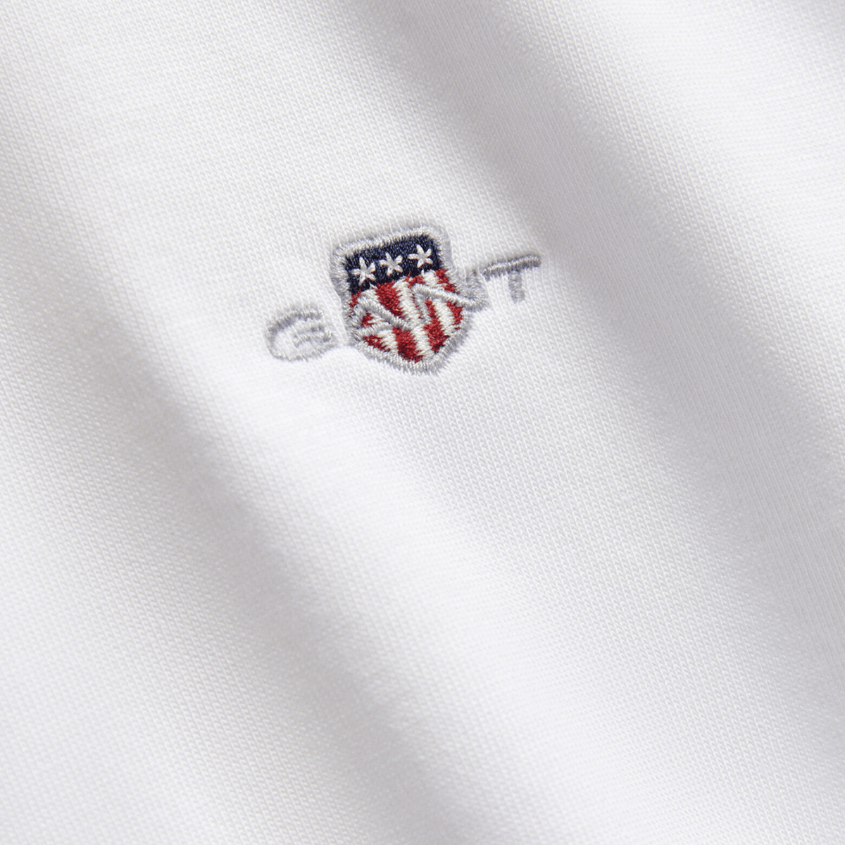 Gant - T-skjorte Shield Jr SS White - Guttelus