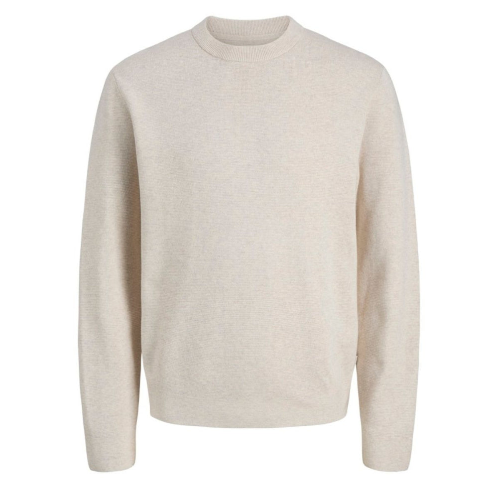 Jack & Jones - Genser Knit Milano Cloud Dancer Melange