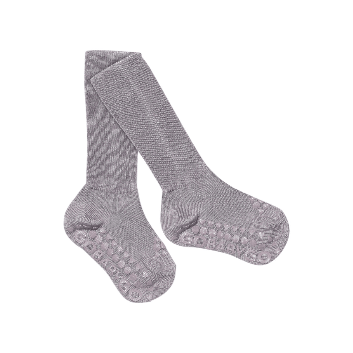 GoBabyGo - Sokker i Bambus Antiskli LV Lavender Gray - Guttelus