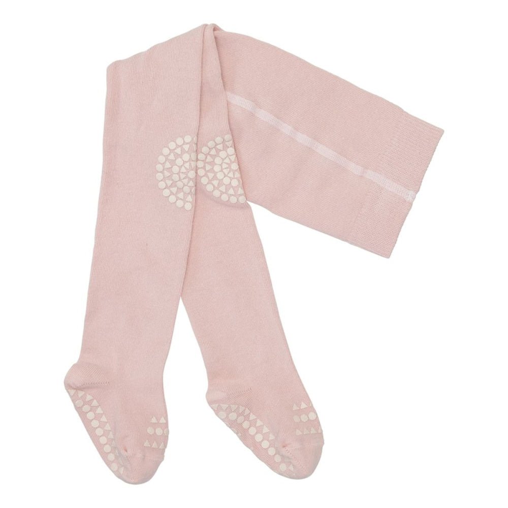 GoBabyGo - Strømpebukse Antiskli Organic Soft Pink - Guttelus